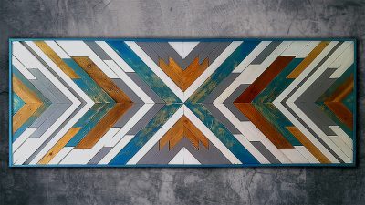 Beautiful pallet headboard