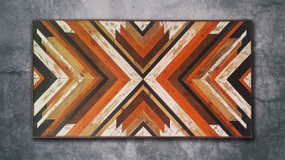 pallet wood headboard