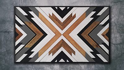 Wood wall art Lewis