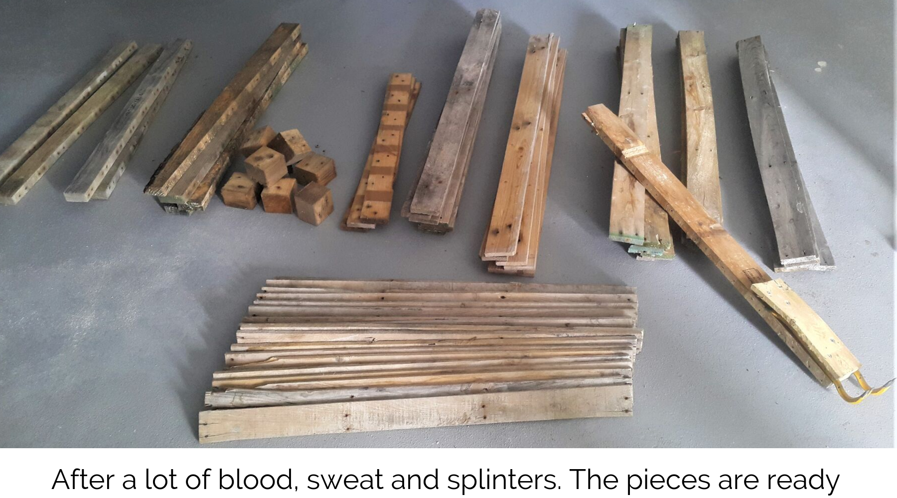 dismantled pallet